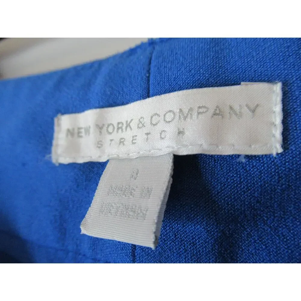 New York & Company Stretch Blue dress pants - Picture 3 of 3